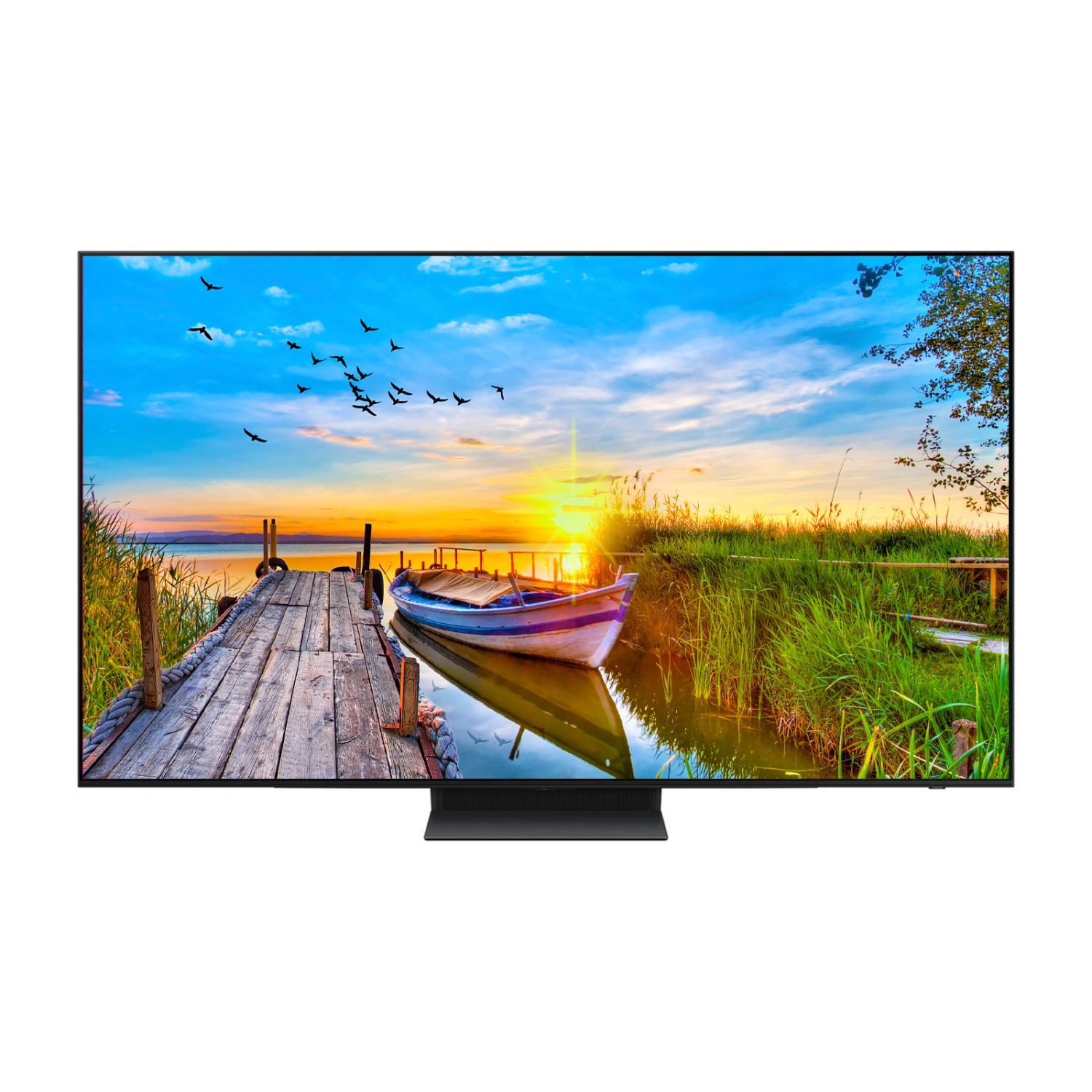 Samsung 55" 4K UHD HDR OLED Tizen Smart TV (QN55S90DAFXZC) - 2024 - Graphite Black OPEN BOX 10/10