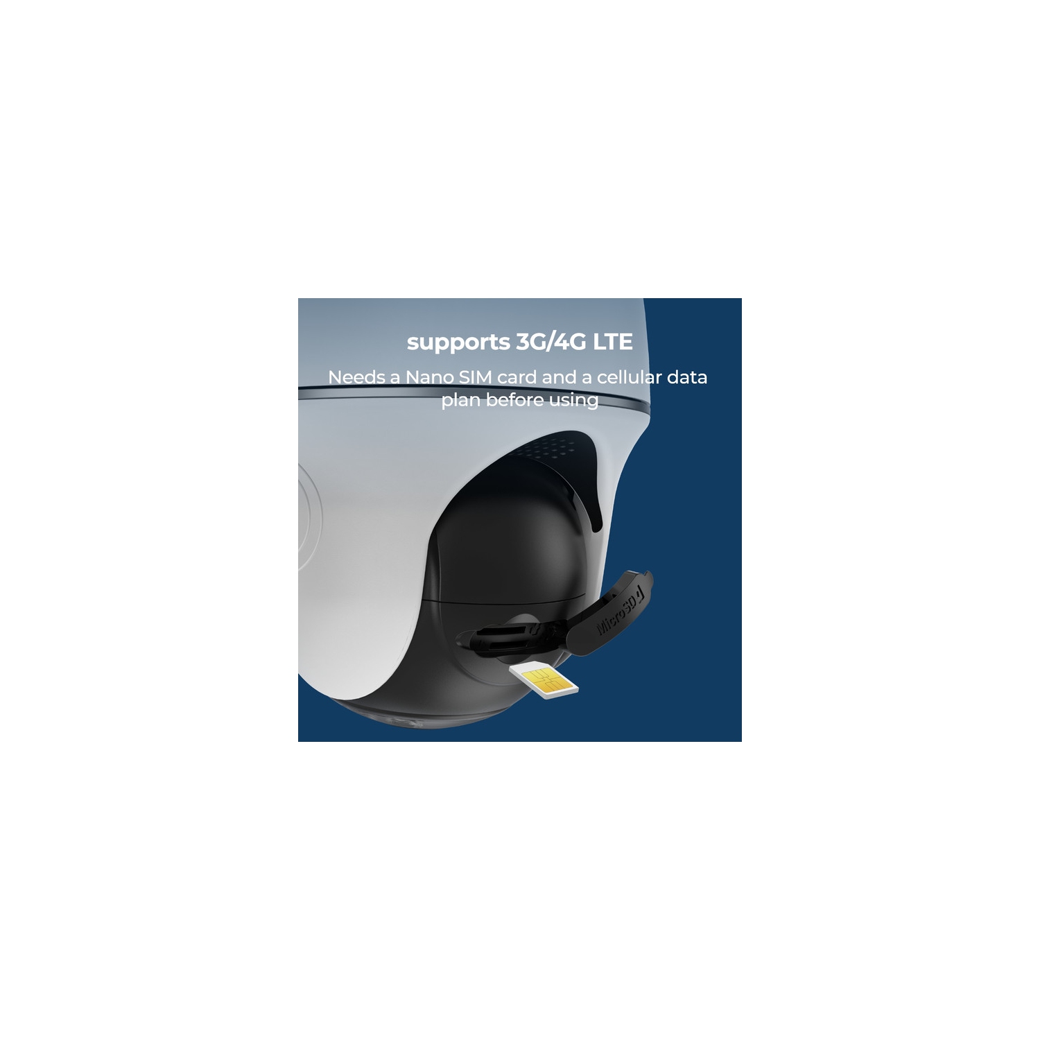 Reolink Smart 4K 8MP Wireless 4G LTE PT Battery Camera with Color Night Vision, Pan Tilt, GO PT Ultra Camera Only