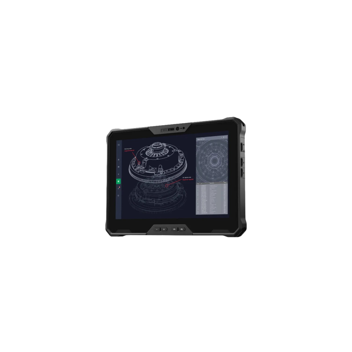 Refurbished- Latitude 7030 Rugged Tablet, Intel Core i5-1240U, 10.1" FHD+ 1000-nits Display Touch, 16GB, 256GB SSD, LAN, dGPS, Webcam, SD Card,