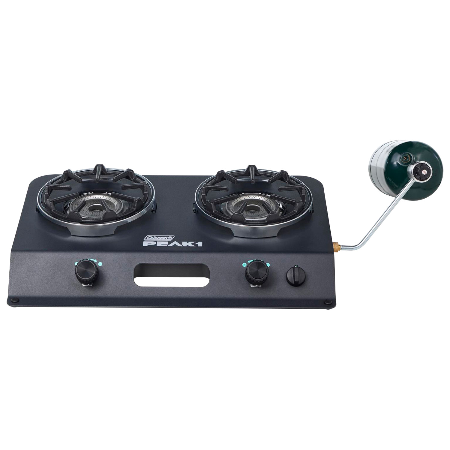 Coleman PEAK1 2-Burner 20000BTUs Camping Stove - Black