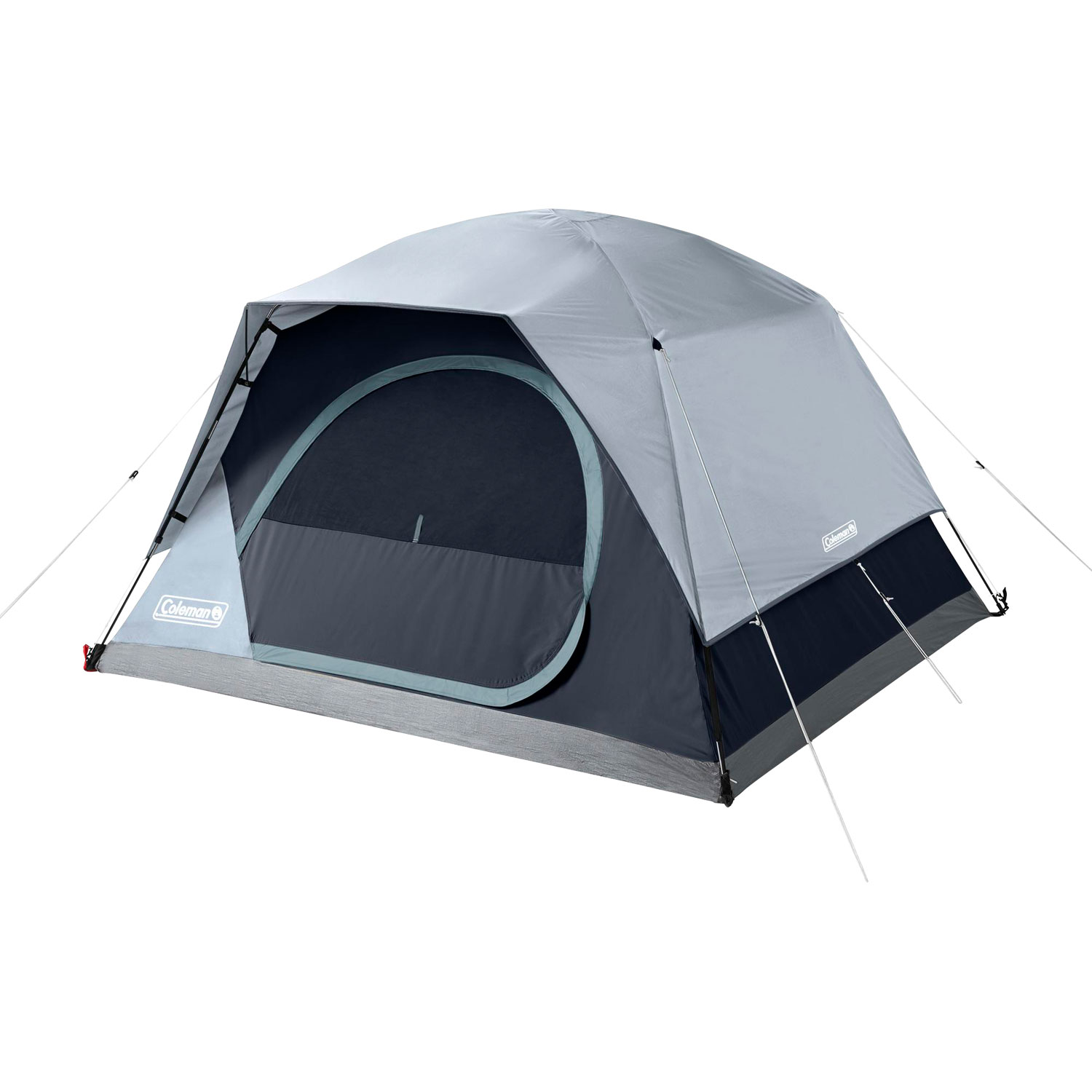 Tente de camping pour 4 personnes Skydome de Coleman avec DEL intégrée - Bleu