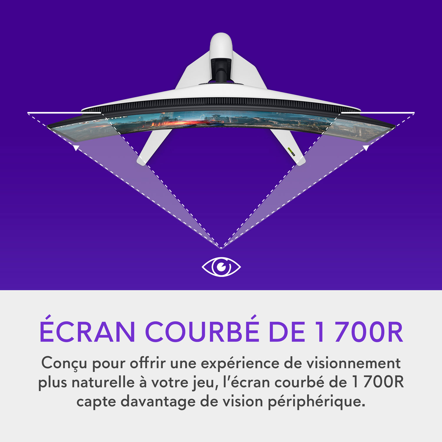 Alienware 32" 4K UHD 240Hz 0.03ms Curved QD OLED Gaming Monitor - Lunar Light