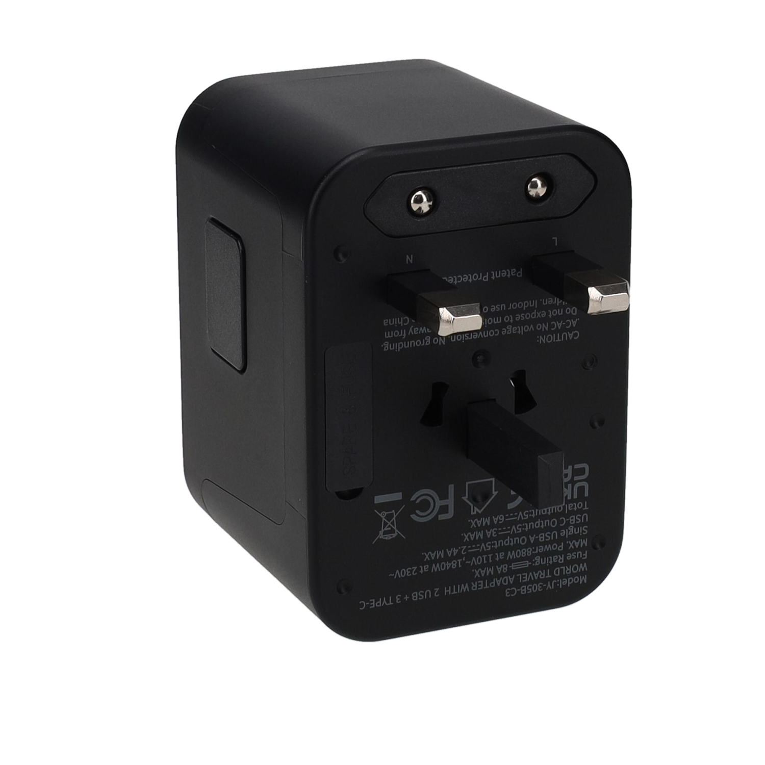 Amaze 6-port International Travel Wall Charger