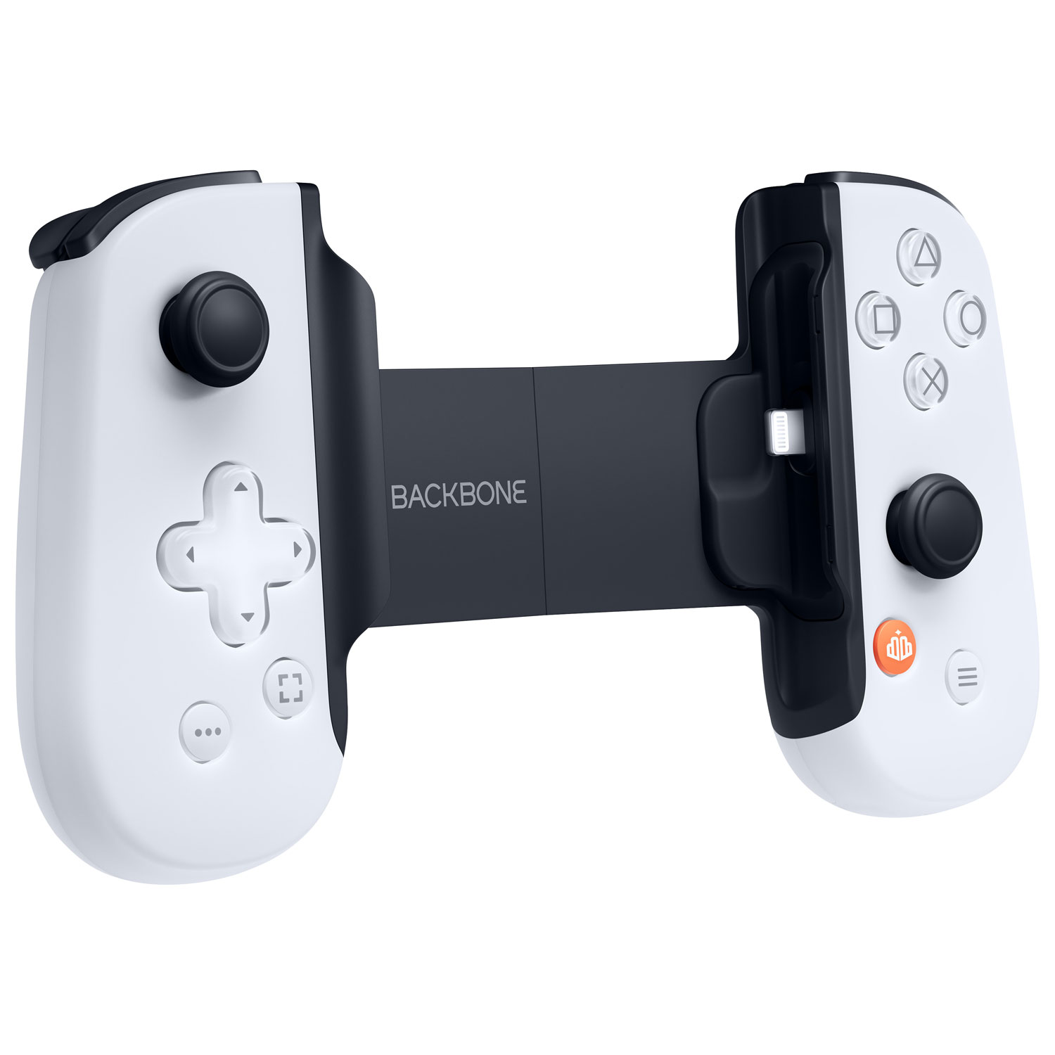 Manette de jeu Backbone One édition PlayStation pour iPhone avec Lightning - Blanc