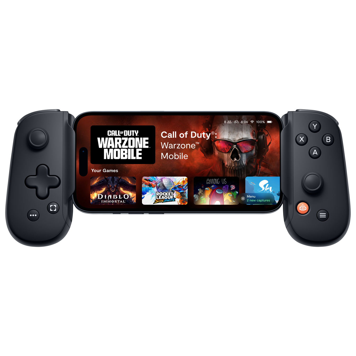 Backbone One Gaming Controller for iPhone with Lightning (2nd Gen) - Black