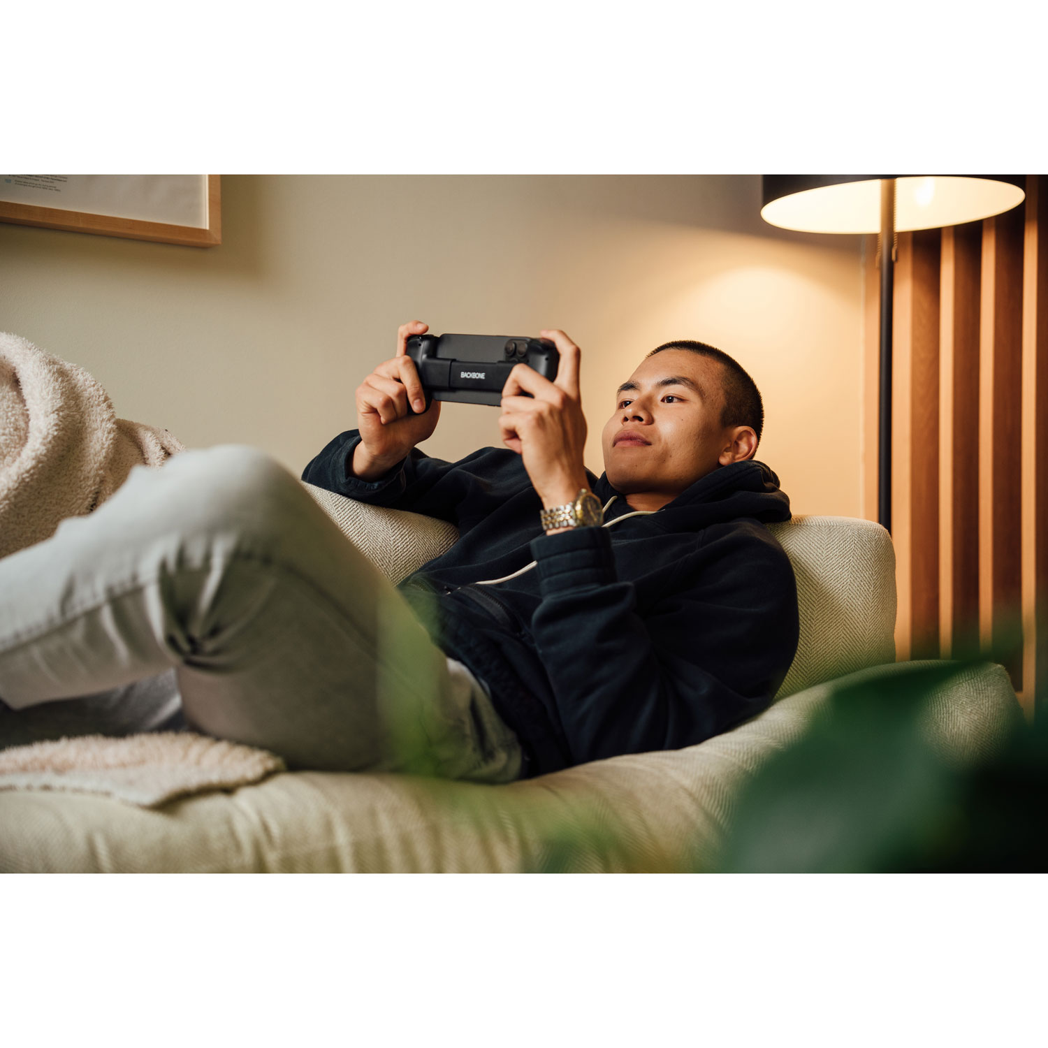 Manette de jeu Backbone One pour iPhone avec Lightning - Noir