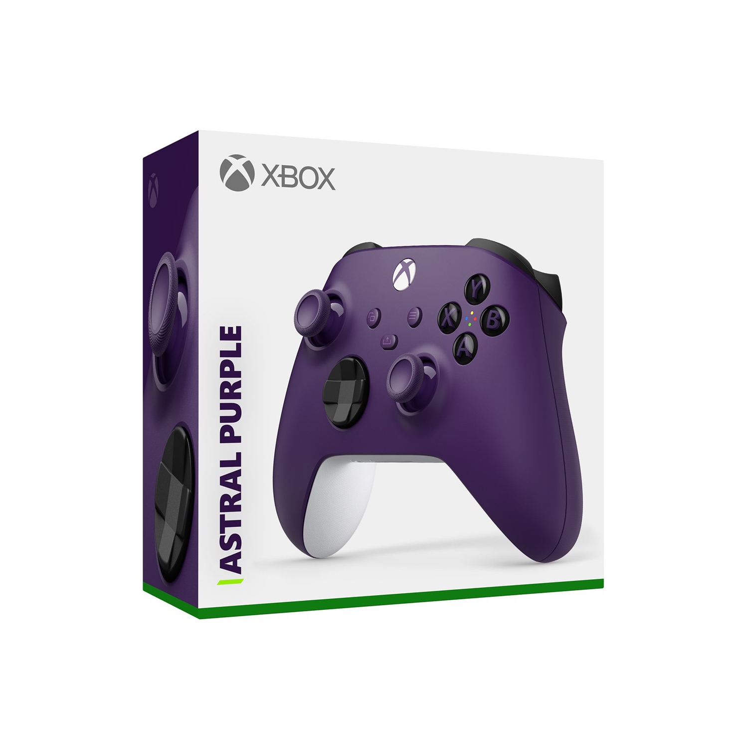 Boîte ouverte manette de jeu sans fil Xbox – Violet Astral – Xbox Series X|S, Xbox One, PC Windows, Android et iOS