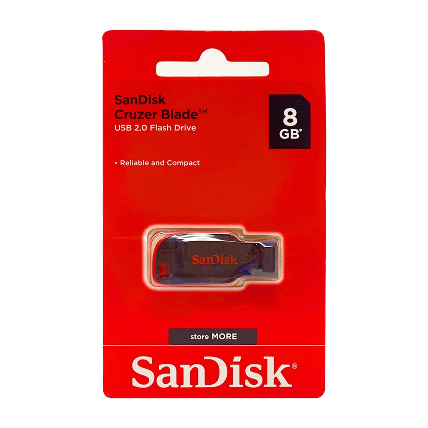 Clé USB 2,0 Cruzer Blade 8&nbsp;Go de SanDisk – SDCZ50-008G-B35