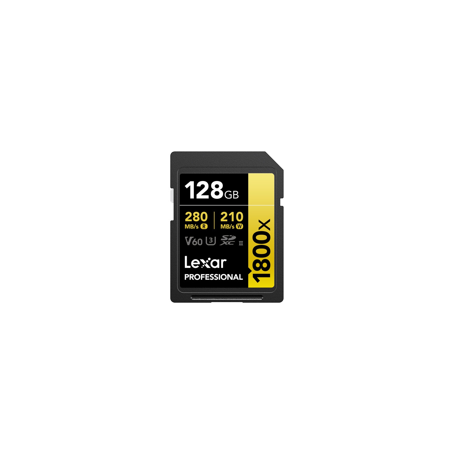 Lexar 128GB Professional 1800x UHS-II SDXC Memory Card