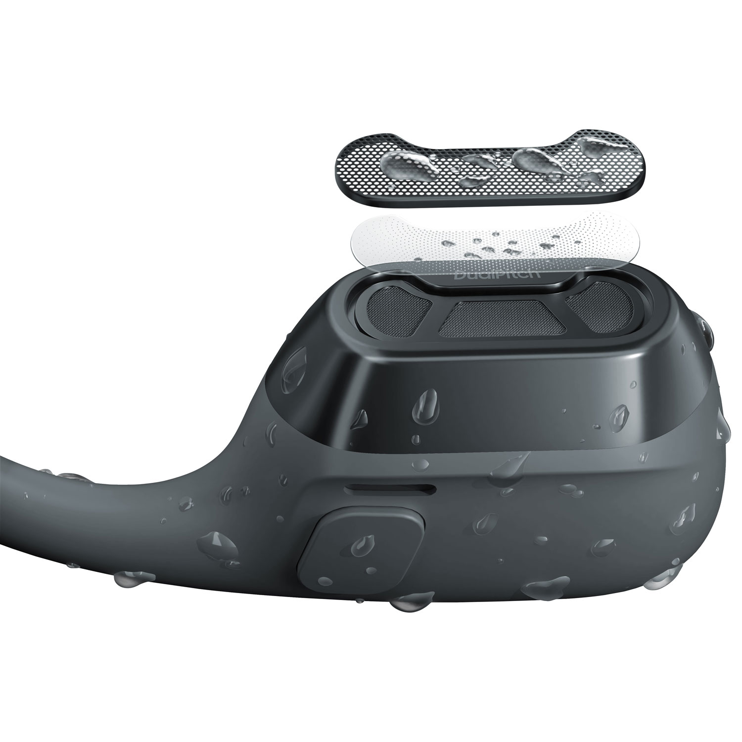 Écouteurs Bluetooth oreilles libres à conduction osseuse OpenRun Pro 2 de Shokz - Noir