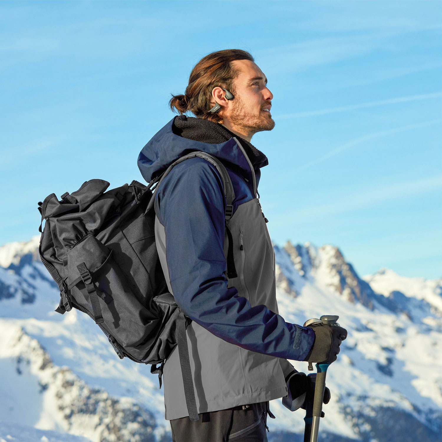 Écouteurs Bluetooth oreilles libres à conduction osseuse OpenRun Pro 2 de Shokz - Noir