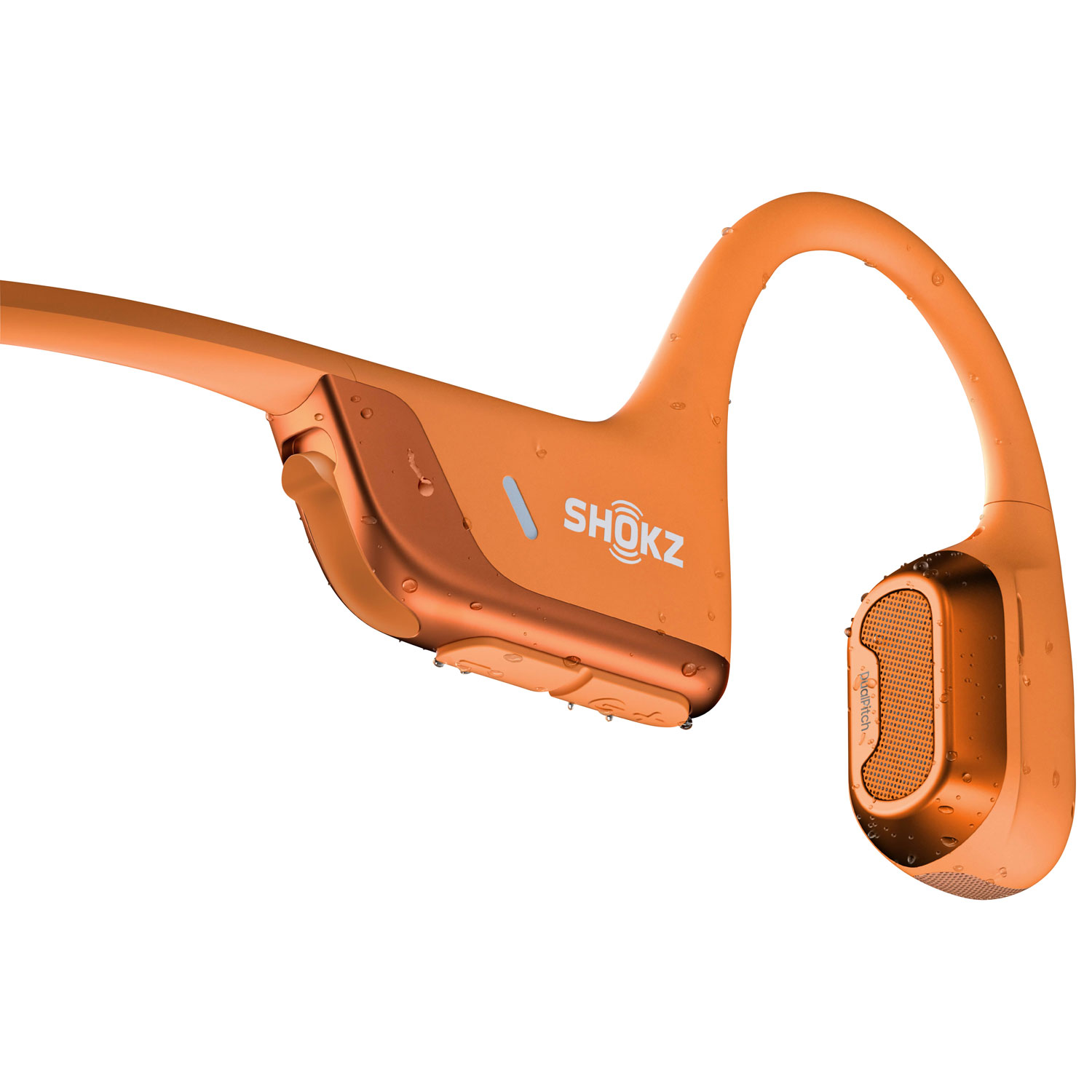 Écouteurs Bluetooth oreilles libres à conduction osseuse OpenRun Pro 2 Mini de Shokz - Orange