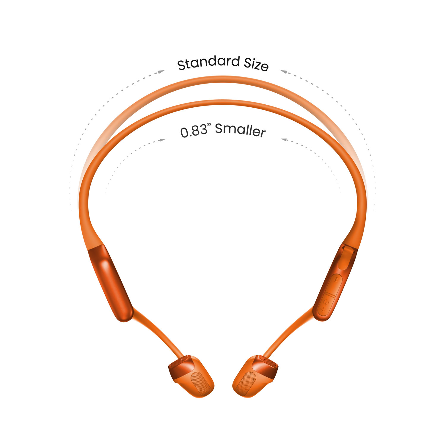 Écouteurs Bluetooth oreilles libres à conduction osseuse OpenRun Pro 2 Mini de Shokz - Orange