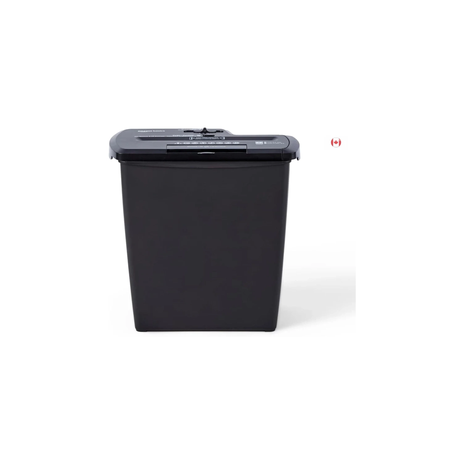 Déchiqueteuse à coupe en bandes de 8 feuilles pour le bureau à domicile – disques et cartes de crédit rouges