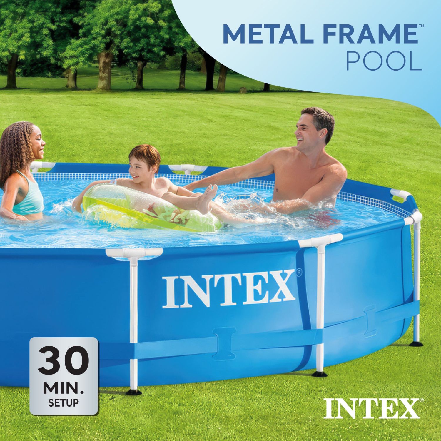Intex 28210EH 12 Foot x 30 Inch Above Ground Swimming Pool