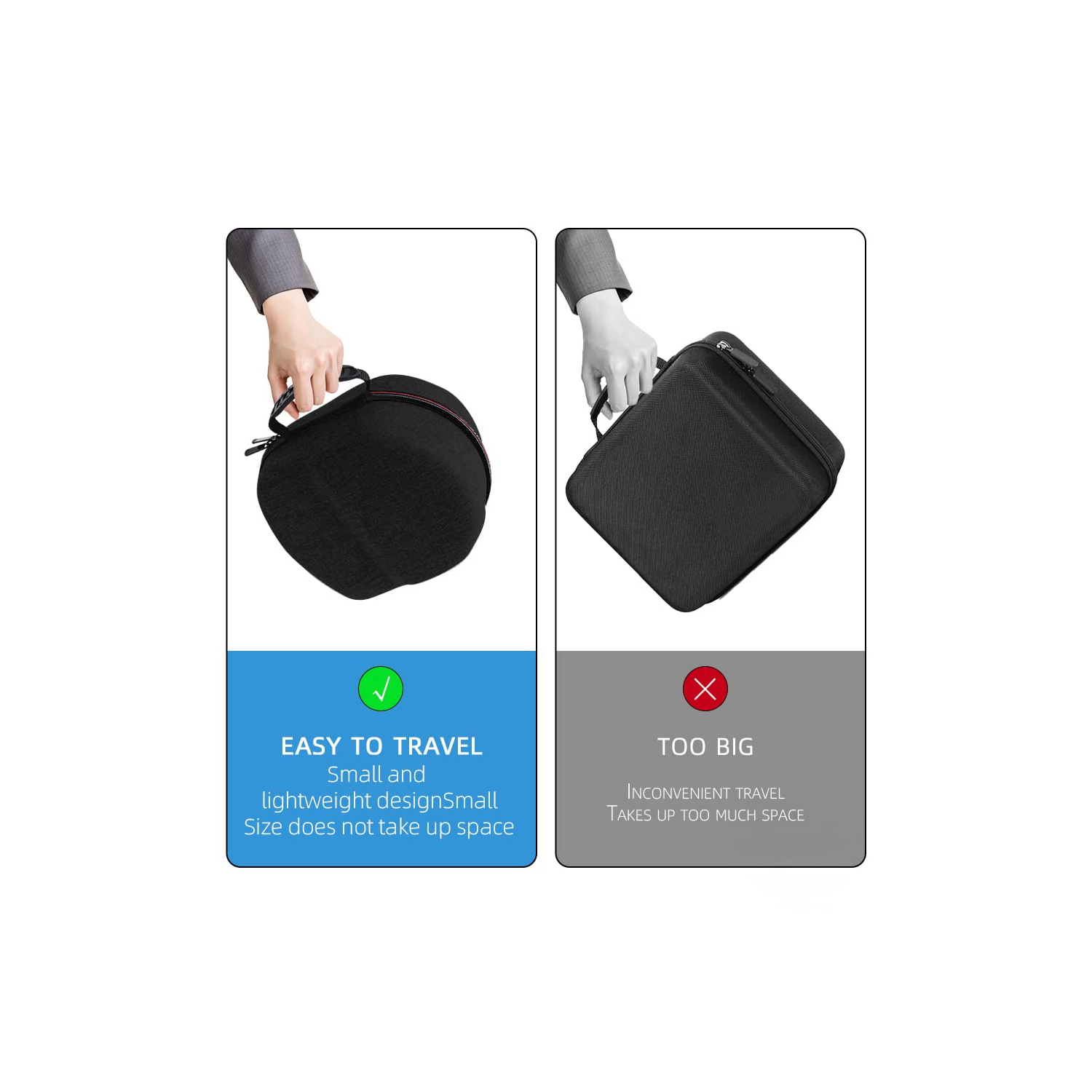 Compatible with Oculus Quest2 Case, Travel Case for Quest2 All-in-one Virtual Reality Headsets and Controllers includes Multiple Quest2 Accessories