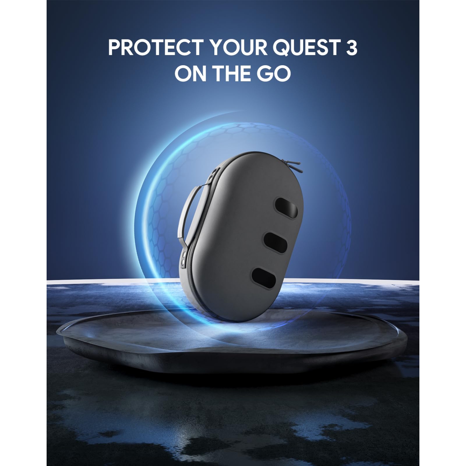 for Meta Quest 3 Case, Hard Carrying Case for Oculus Quest 3 Accessories, Compatible with Quest 2/Pico 4 Headset, Travel and Storage