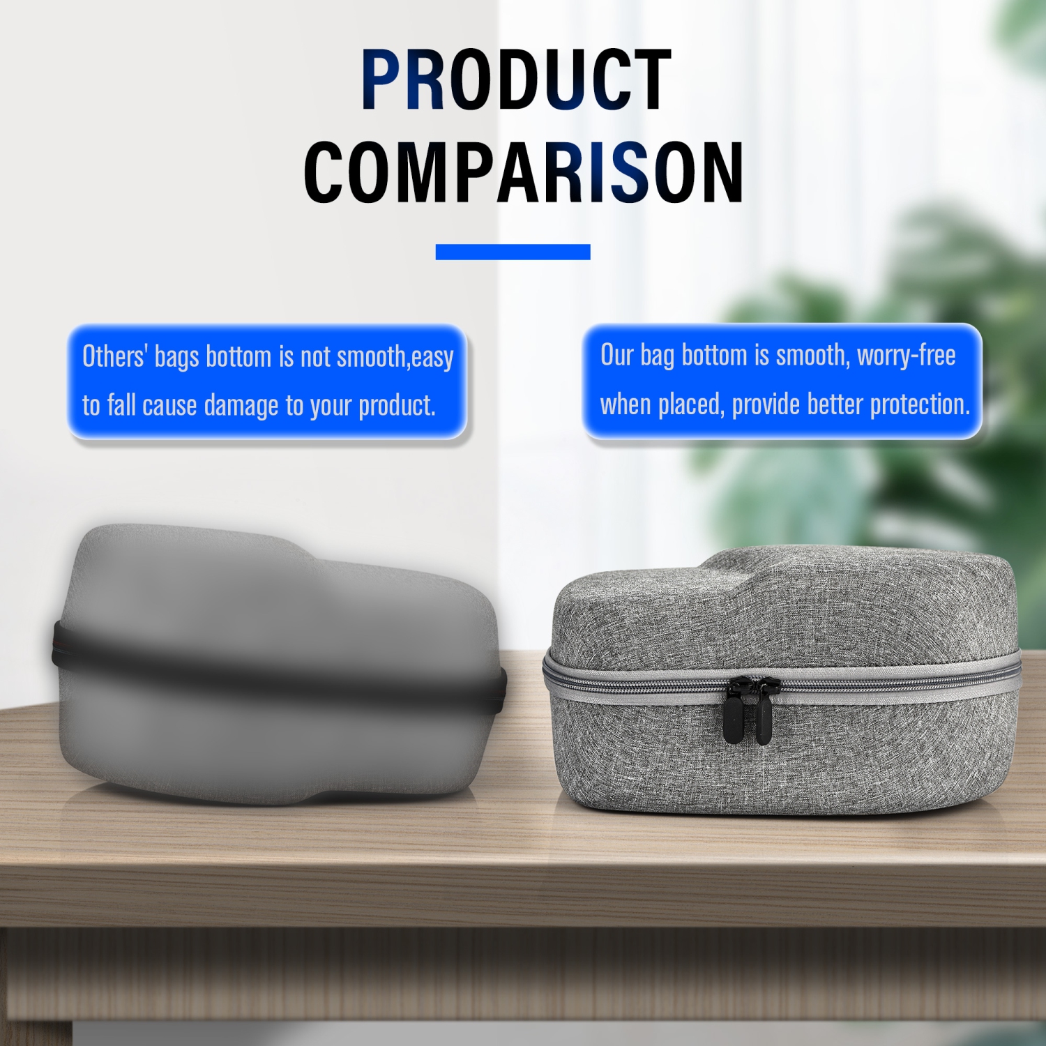 Étui de transport rigide compatible avec Oculus Meta Quest 3S/Quest 3/Quest 2 Original officiel/Serre-tête Elite et accessoires pour manette Touch,