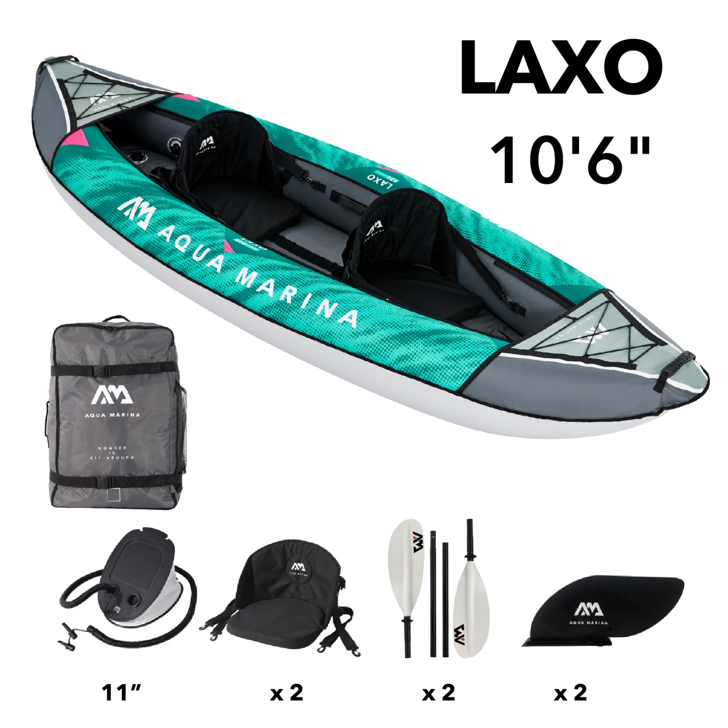 Aqua Marina - kayak récréatif pour 2&nbsp;personnes LAXO-320