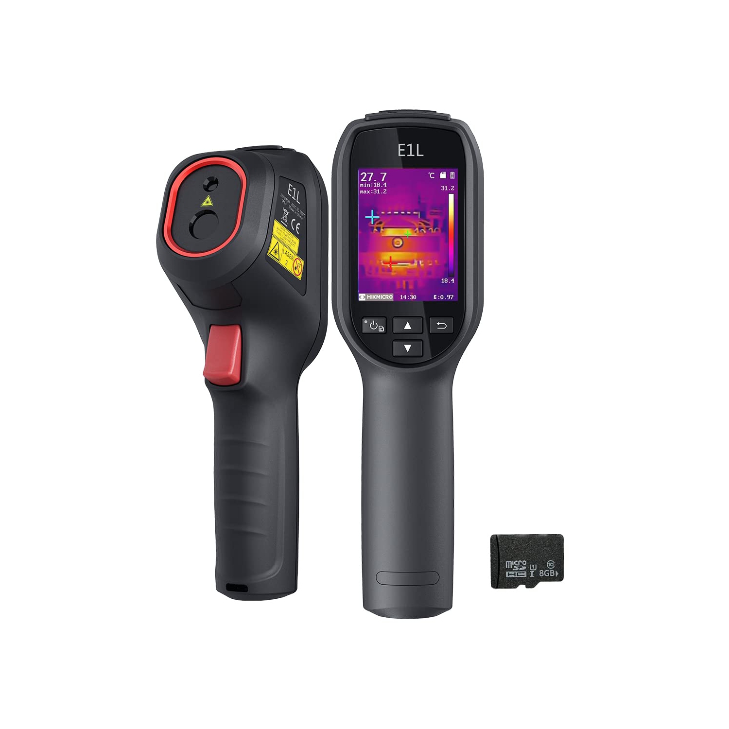 Refurbished(Excellent) - HIKMICRO E1L Compact Thermal Imaging Camera, 160 x 120 IR Resolution/19200 Pixels, 25Hz Refresh Rate, Infrared Thermal