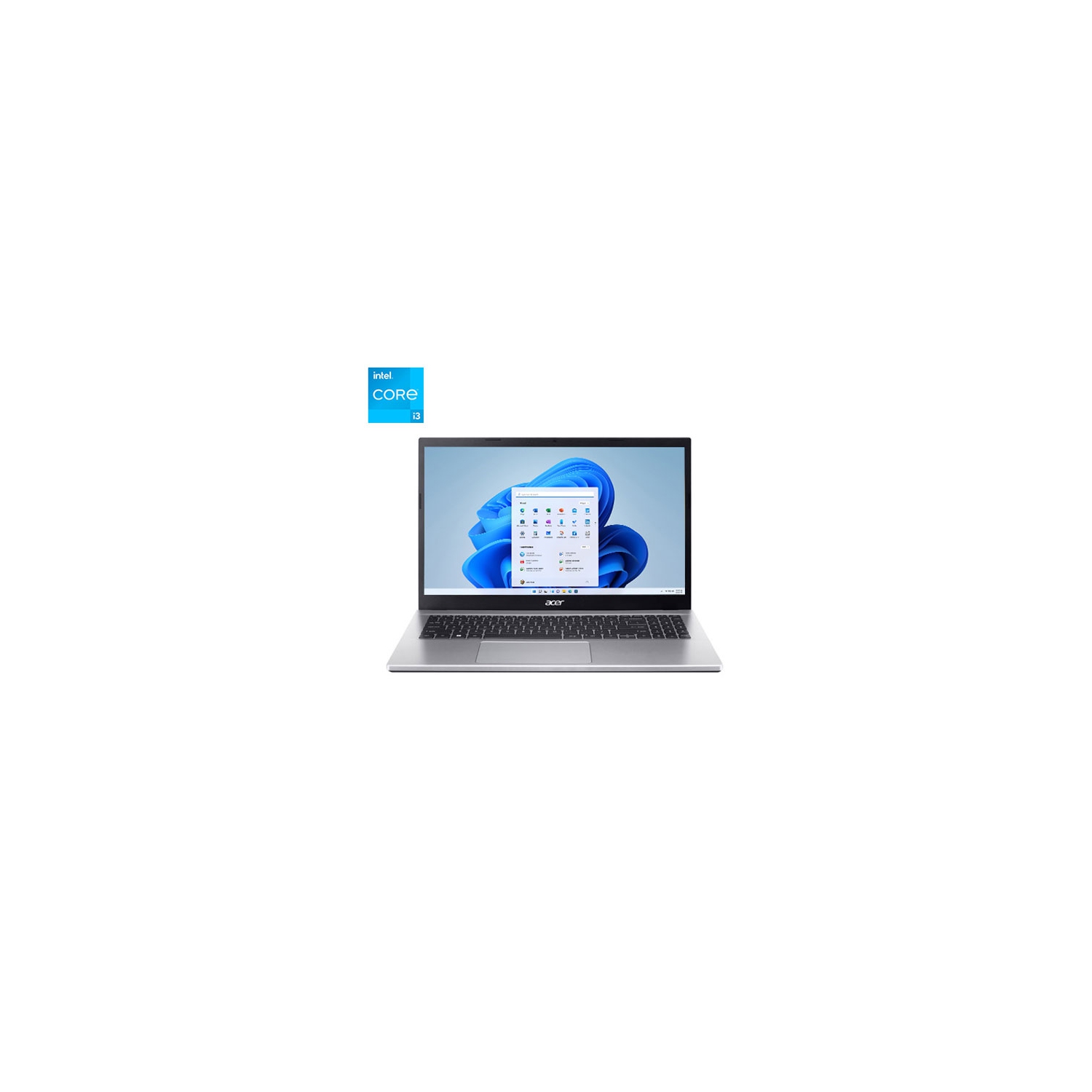 Open Box - Acer Aspire 3 15.6" Laptop - Silver (Intel Core i3-1215U/512GB SSD/8GB RAM/Windows 11)