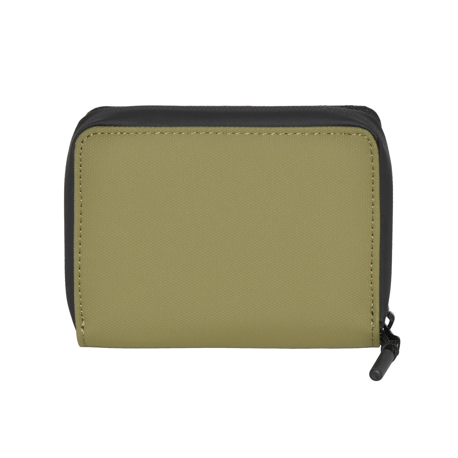 PORTEFEUILLE COMPACT À FERMETURE À GLISSIÈRE TOUT AUTOUR ET BOUTON-PRESSION