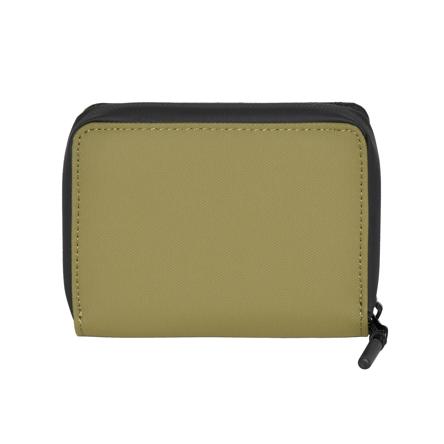 PORTEFEUILLE COMPACT À FERMETURE À GLISSIÈRE TOUT AUTOUR ET BOUTON-PRESSION