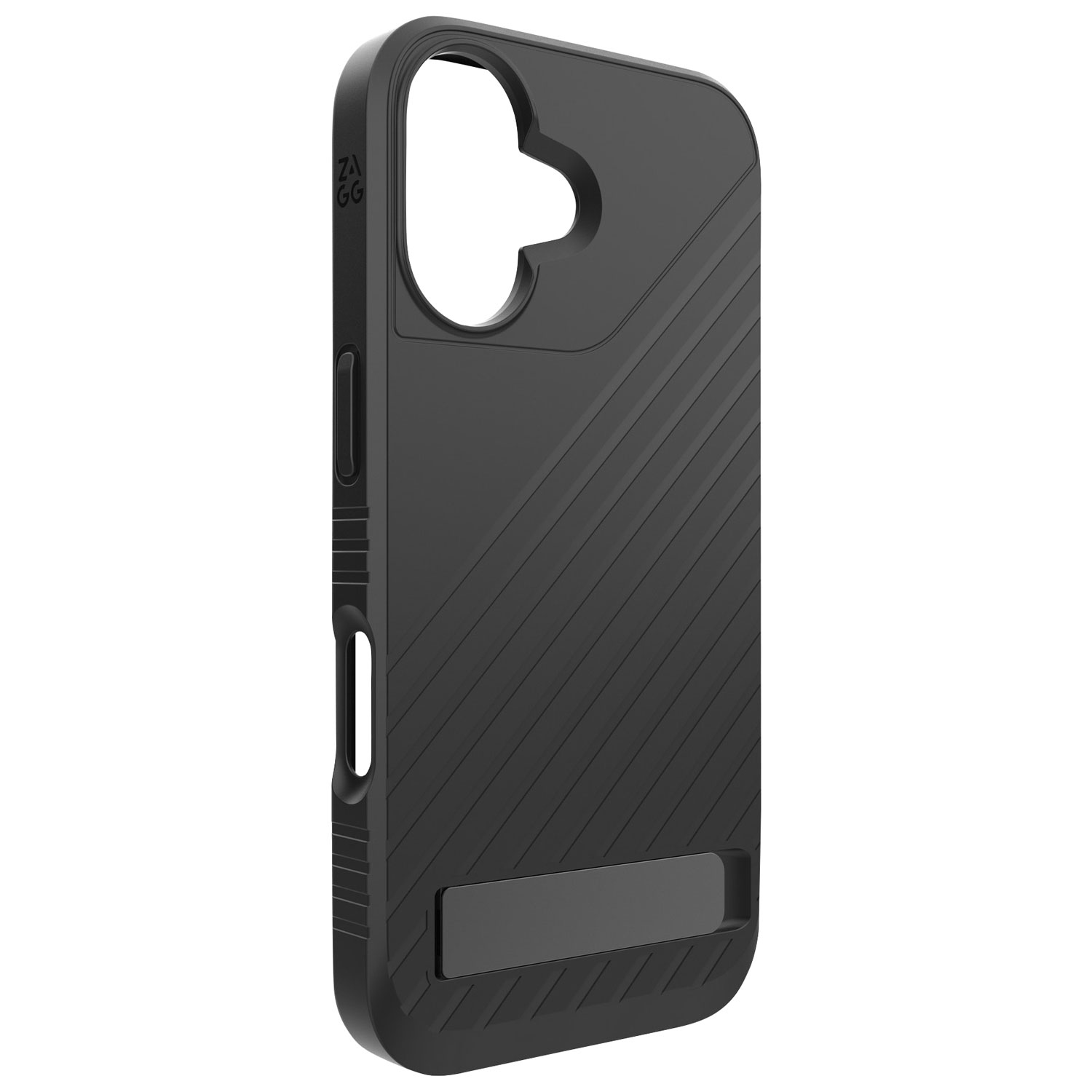 Étui rigide ajusté Denali Snap de ZAGG avec béquille pour iPhone 16 - Noir