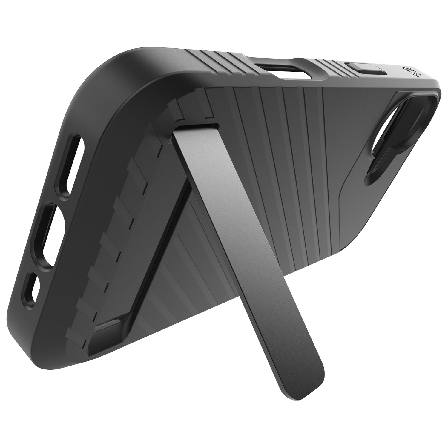 Étui rigide ajusté Denali Snap de ZAGG avec béquille pour iPhone 16 - Noir