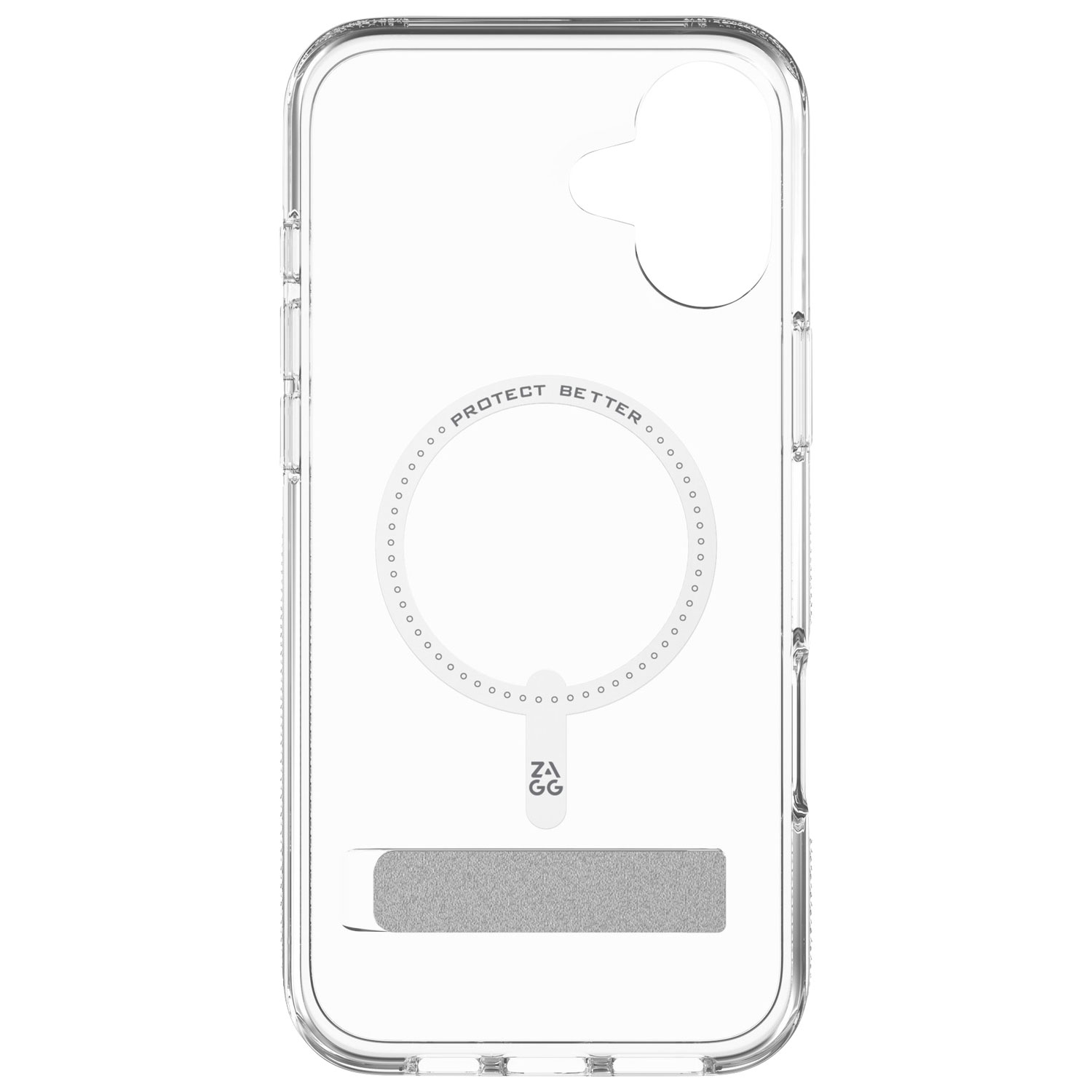 ZAGG Crystal Palace Snap Fitted Hard Shell Case with MagSafe for iPhone 16 Plus - Clear