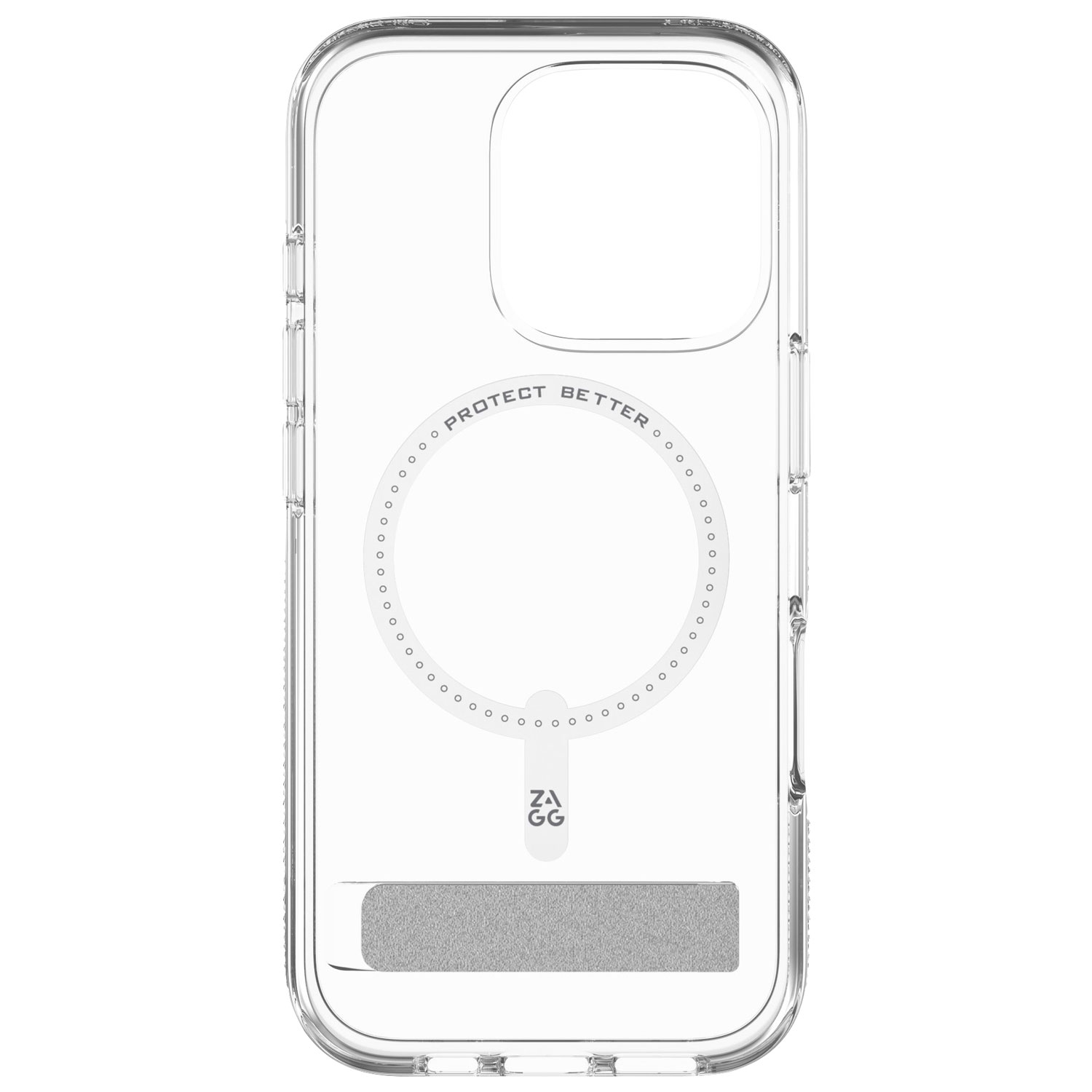 ZAGG Crystal Palace Snap Fitted Hard Shell Case with MagSafe for iPhone 16 Pro - Clear