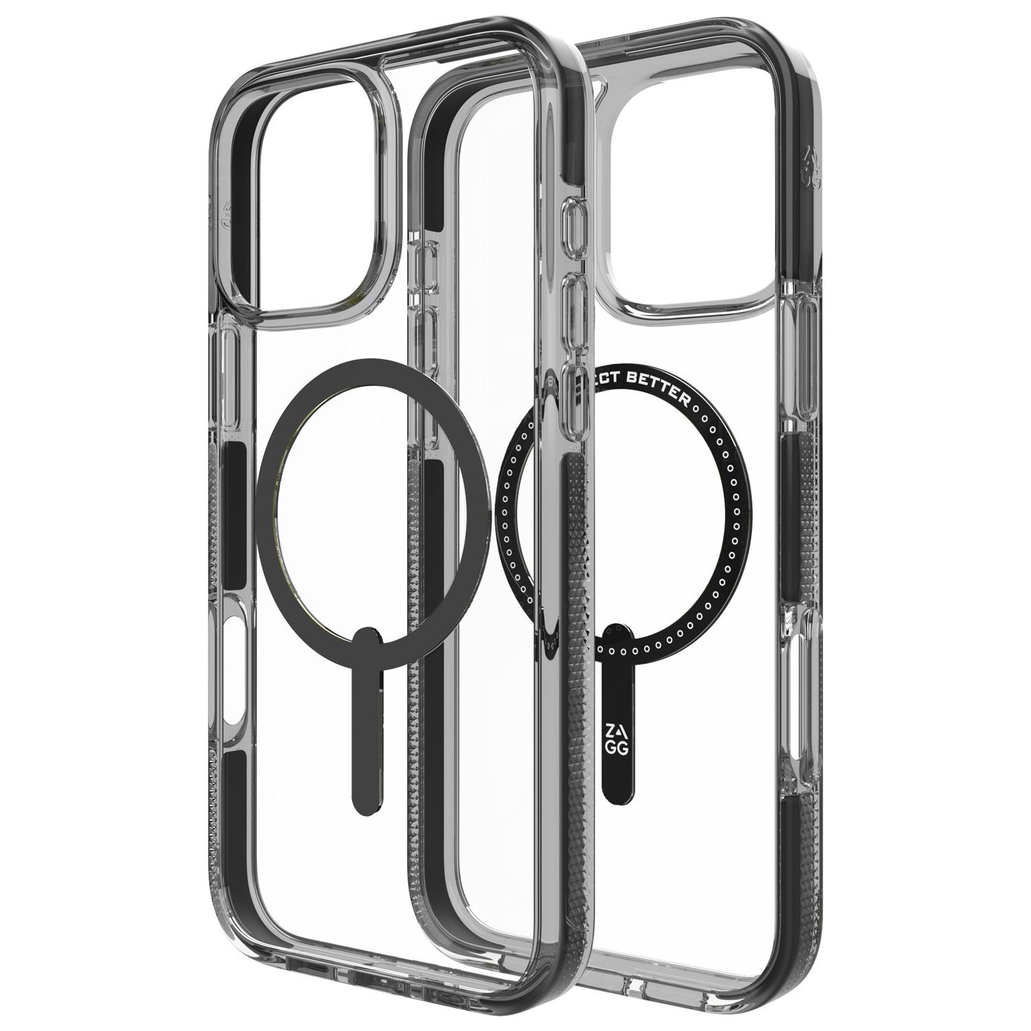 ZAGG Santa Cruz Snap Fitted Hard Shell Case with MagSafe for iPhone 16 Pro Max - Black