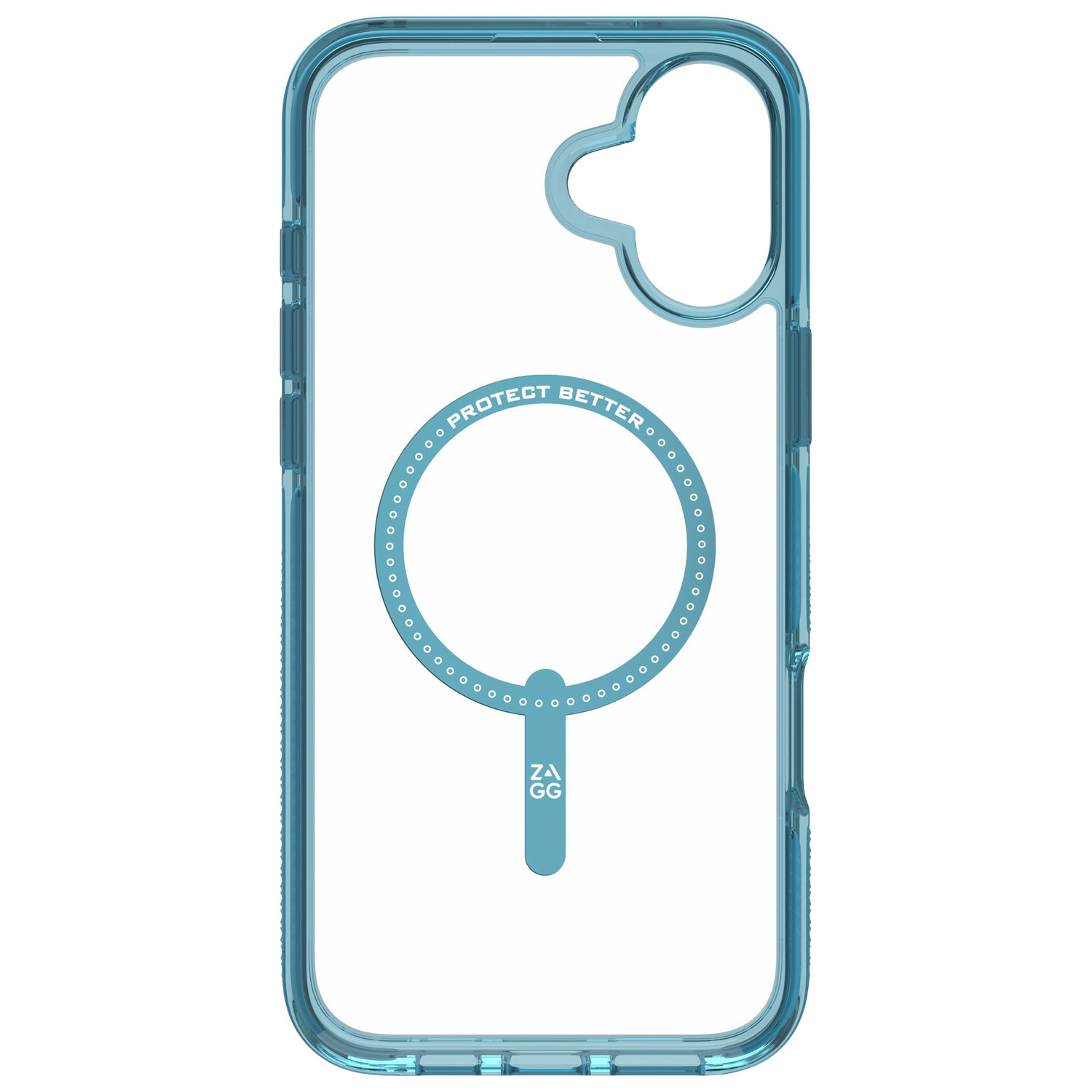 ZAGG Santa Cruz Snap Fitted Hard Shell Case with MagSafe for iPhone 16 Plus - River Blue