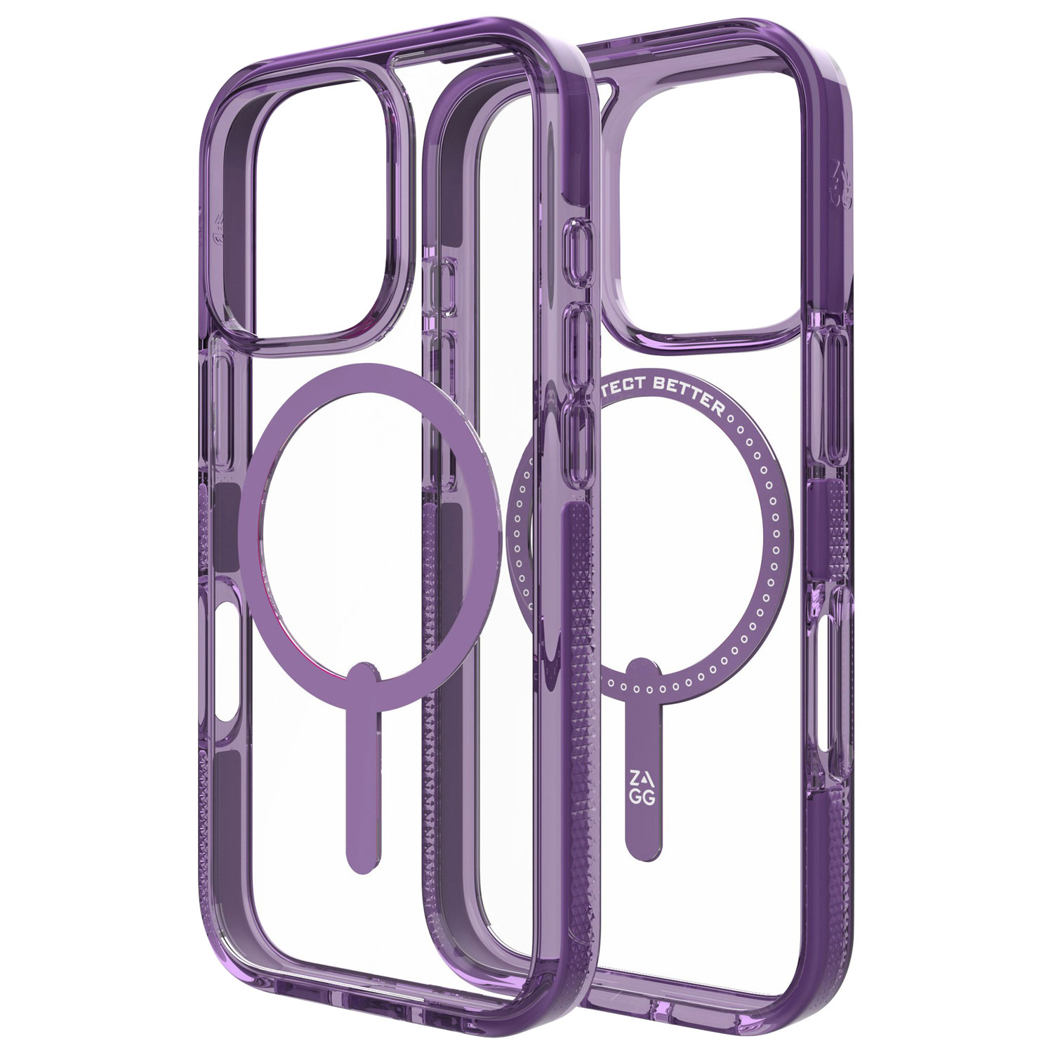 Étui rigide ajusté Santa Cruz Snap de ZAGG avec MagSafe pour iPhone 16 Pro - Hyacinthe