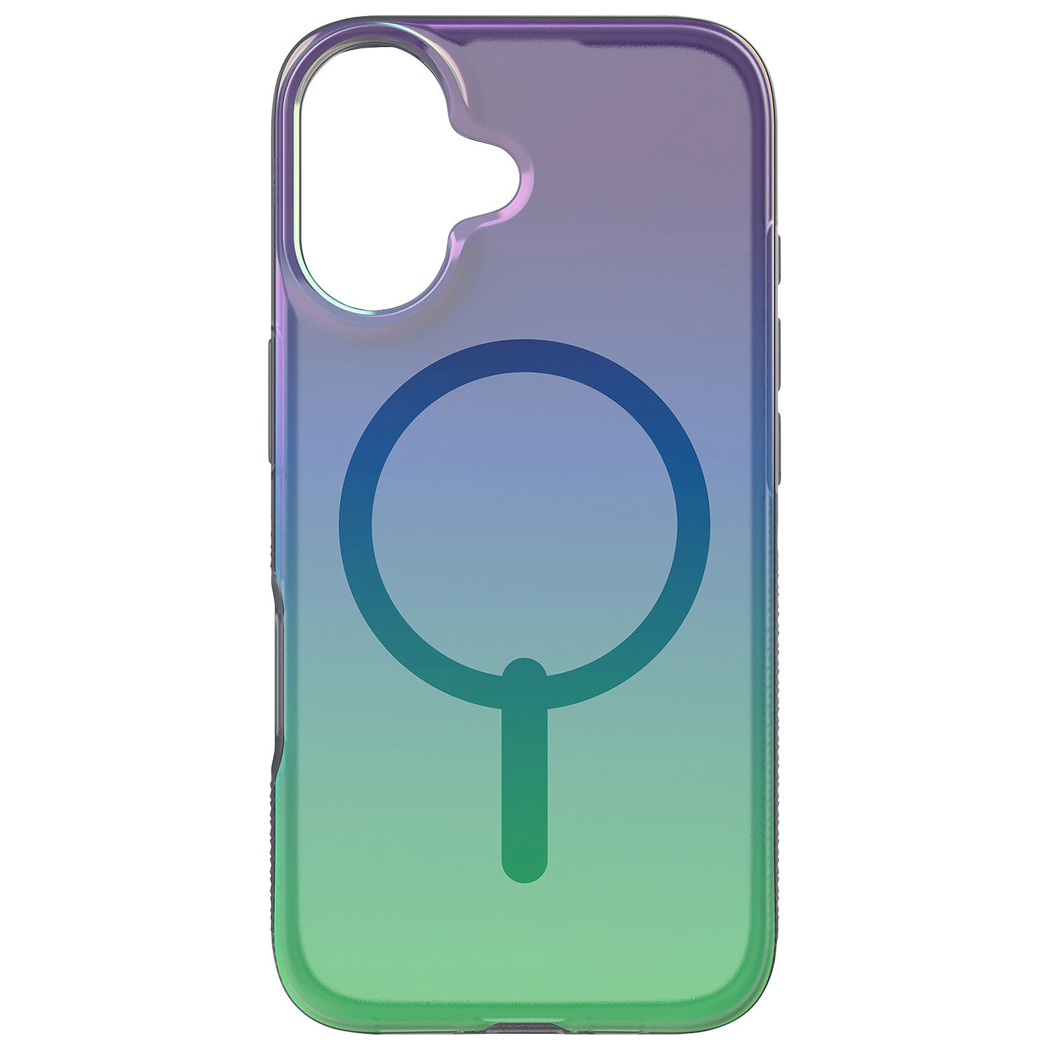 ZAGG Milan Snap Fitted Hard Shell Case with MagSafe for iPhone 16 - Raven Feather