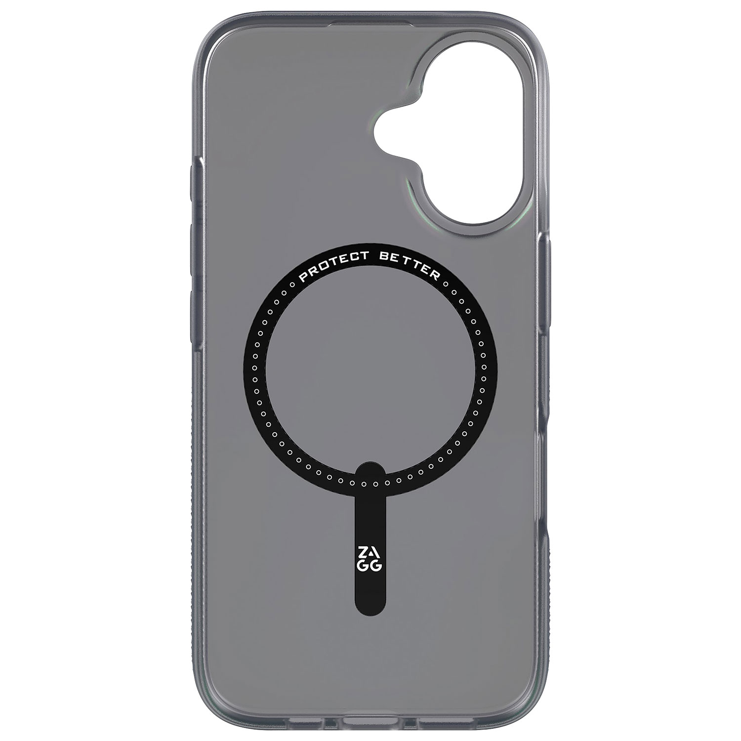 ZAGG Milan Snap Fitted Hard Shell Case with MagSafe for iPhone 16 - Raven Feather