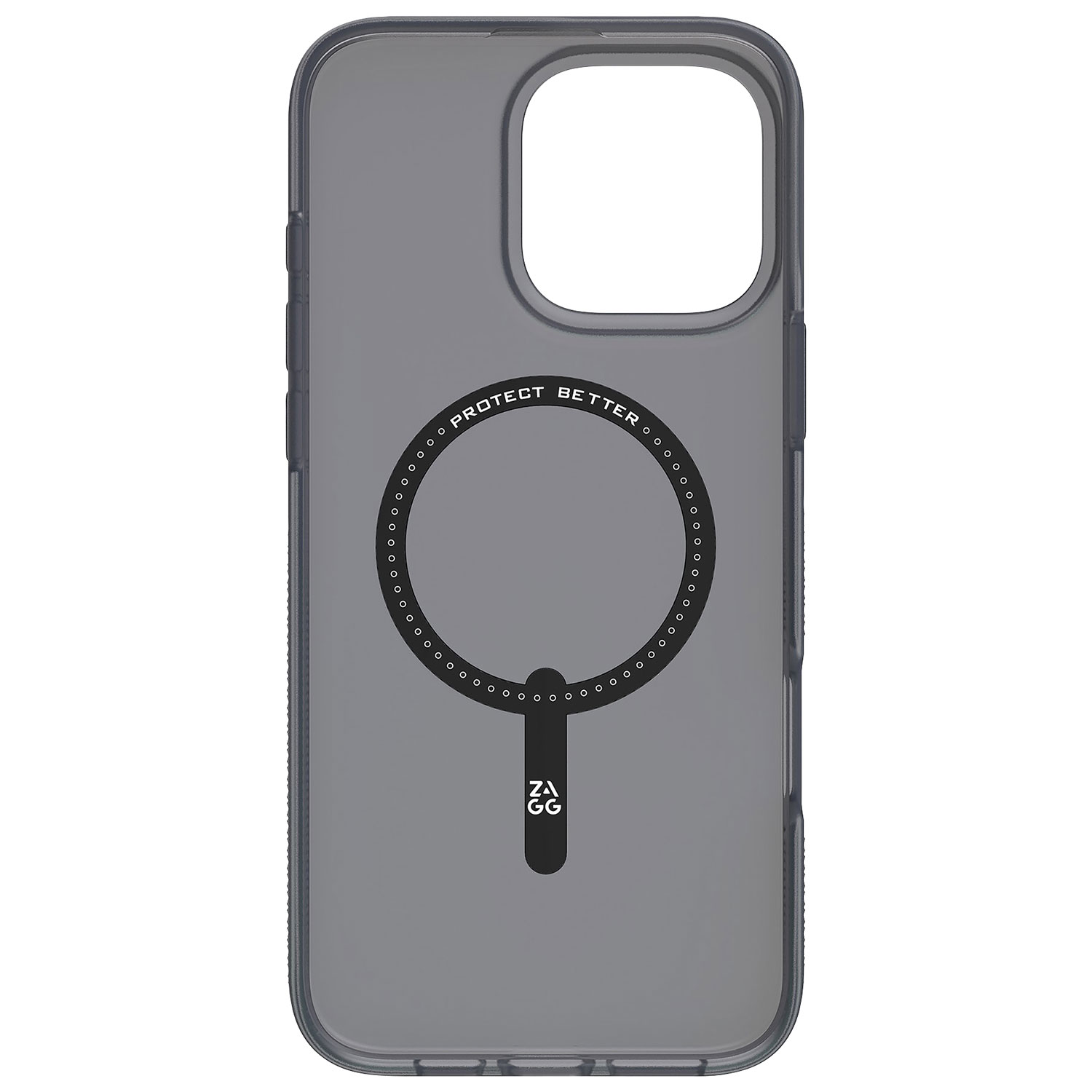 ZAGG Milan Snap Fitted Hard Shell Case with MagSafe for iPhone 16 Pro Max - Raven Feather