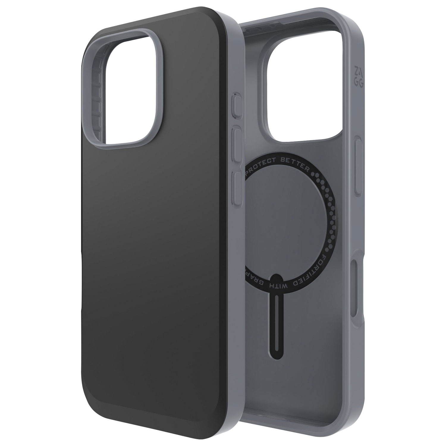 ZAGG SoHo Snap Fitted Hard Shell Case with MagSafe for iPhone 16 Pro - Black