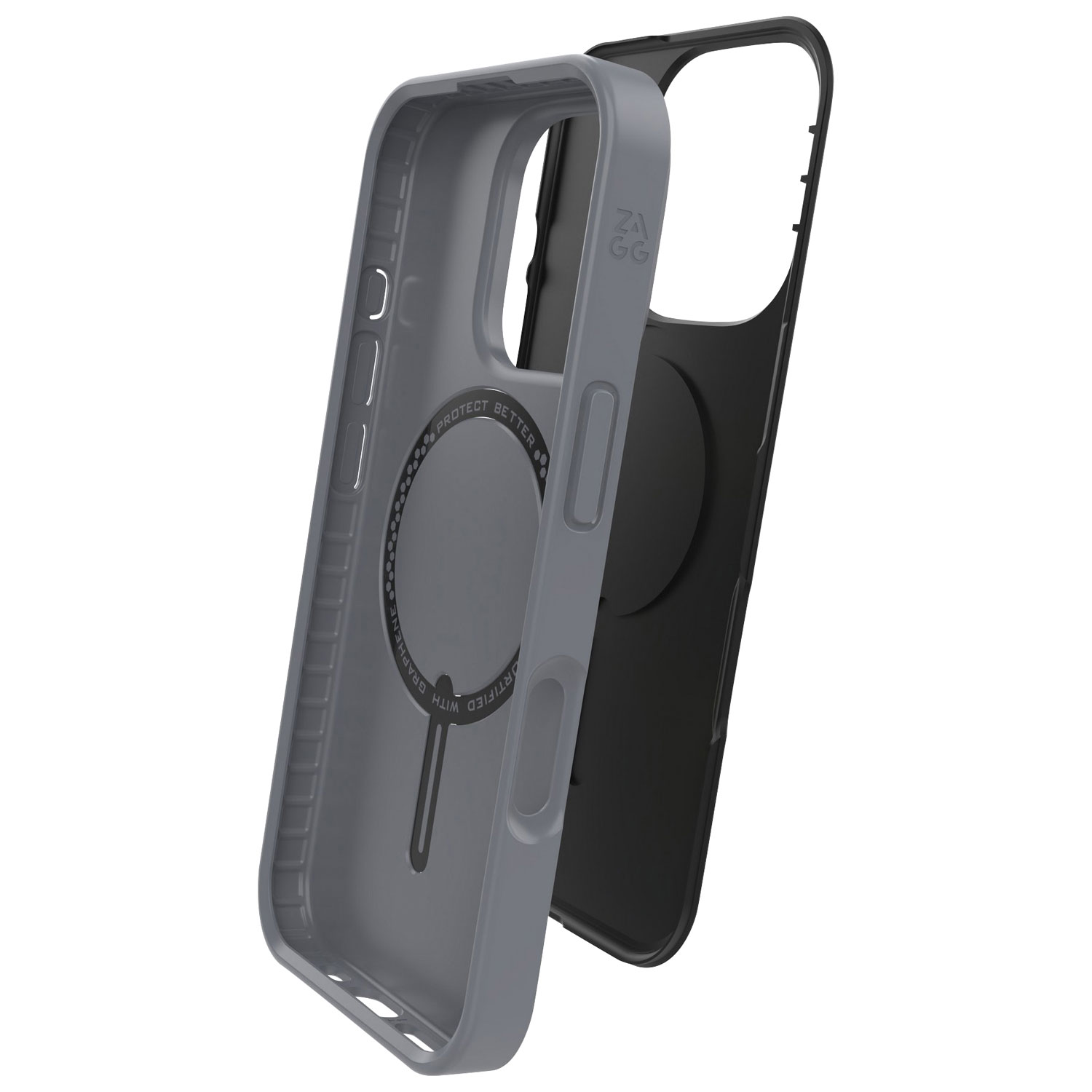 ZAGG SoHo Snap Fitted Hard Shell Case with MagSafe for iPhone 16 Pro - Black