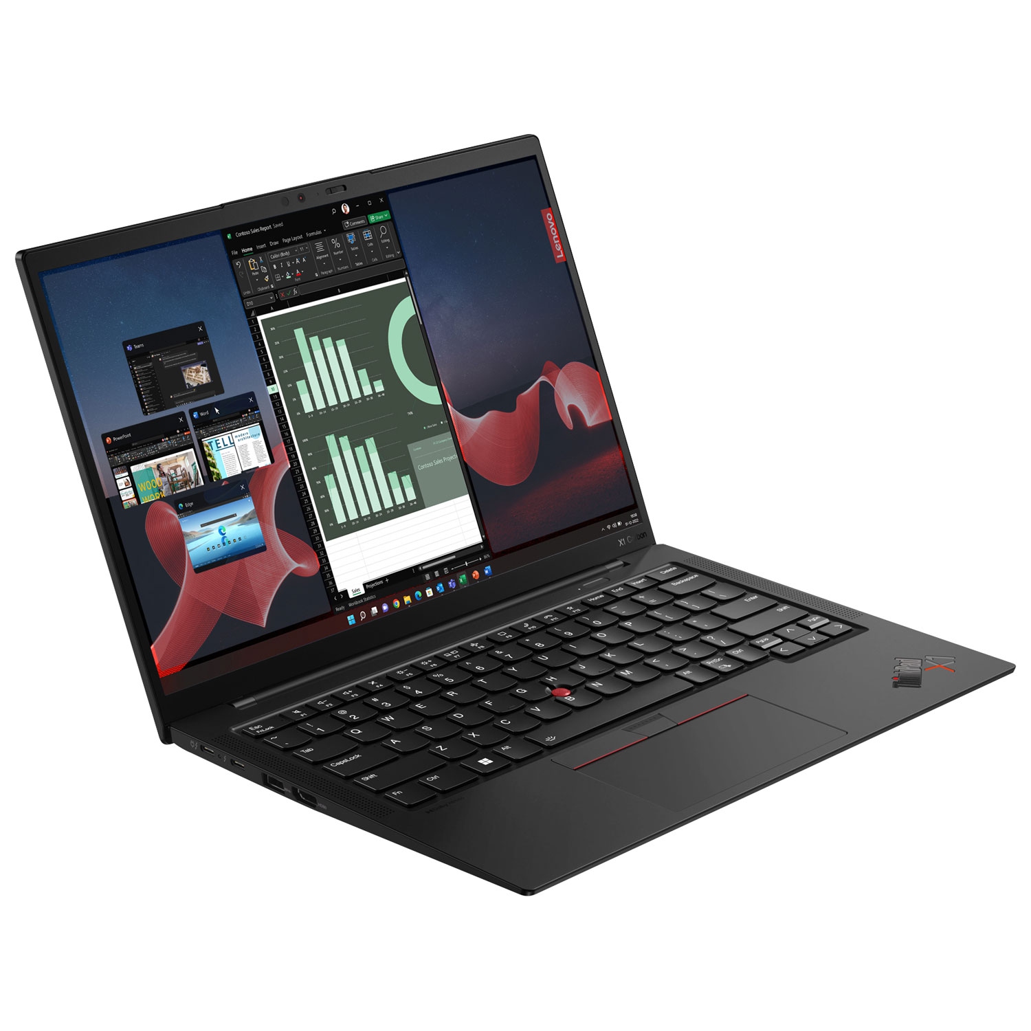 Refurbished Lenovo ThinkPad X1 Carbon, Gen 8, Intel Core i7-10610U, 1.80GHz, 16B RAM, 512GB SSD, 14’’ touchscreen display, Win 11 Pro, 1 year warranty