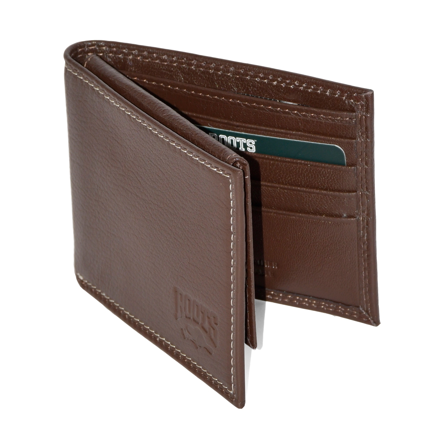 Portefeuille mince en cuir pour hommes