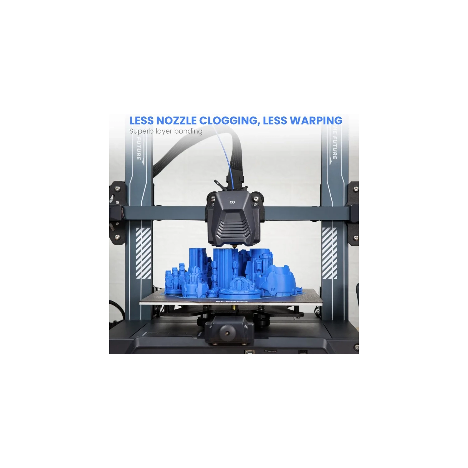 Filament PLA 1,75&nbsp;mm noir 1KG - précision dimensionnelle +/- 0,02&nbsp;mm, bobine de carton, compatible avec la plupart des imprimantes 3D FDM