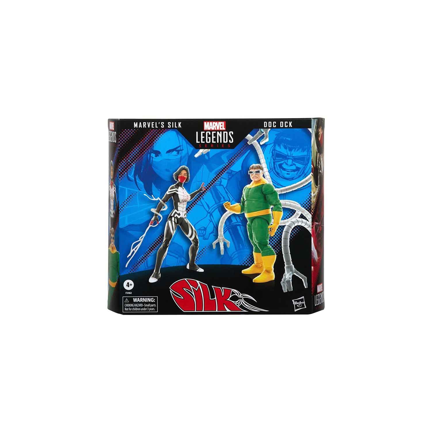 Marvel Legends Spider-Man 6 Inch Action Figure 2-Pack Exclusive - Silk and Doctor Octopus