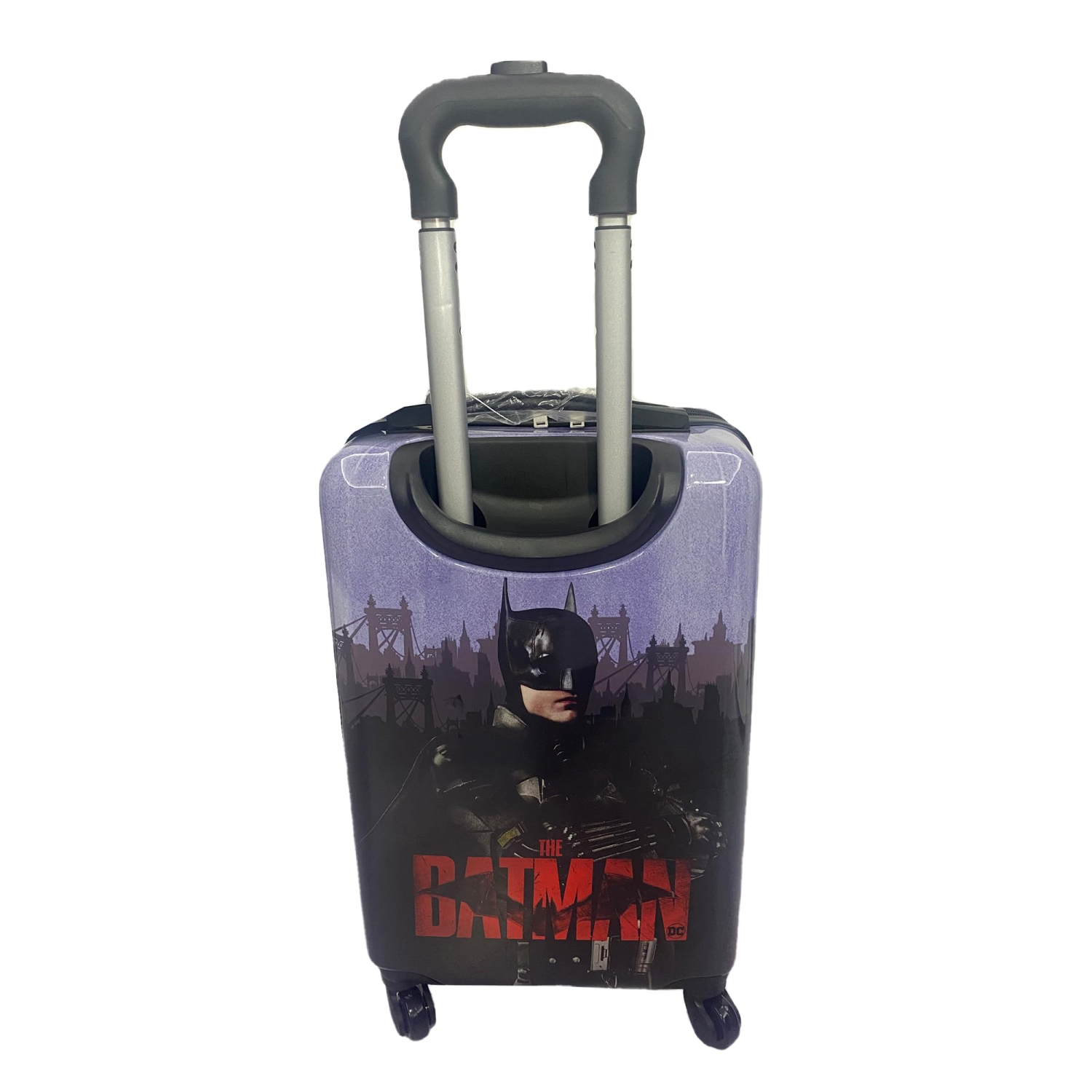 Valise de cabine rigide de 20 po à roulettes pivotantes pour enfants Batman Black de Fast Forward