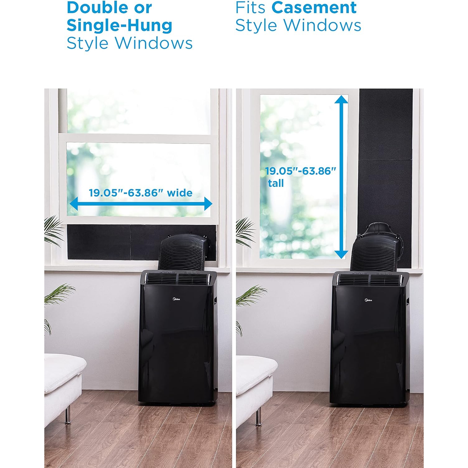 Climatiseur portatif ultra-silencieux À onduleur Duo 14.000 BTU de Midea