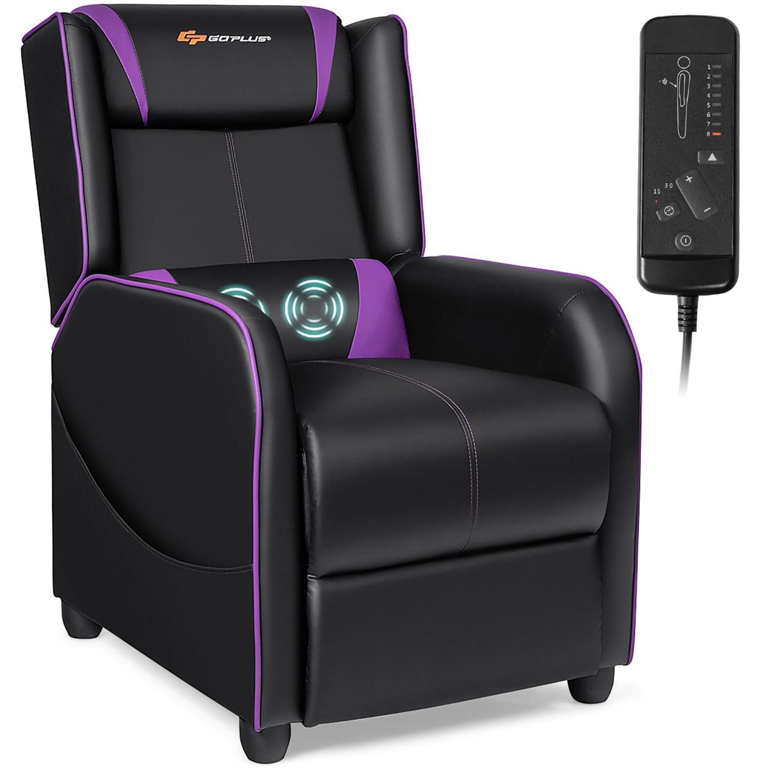 Goplus – Fauteuil de jeu inclinable pour salon simple avec canapé pour cinéma maison