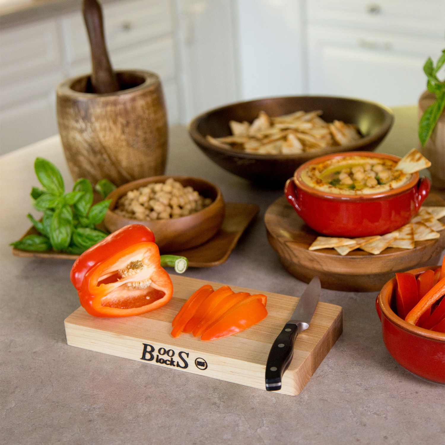 John Boos – planche à découper à grain en bois d’érable, petit, 10 x 5 x 1 po