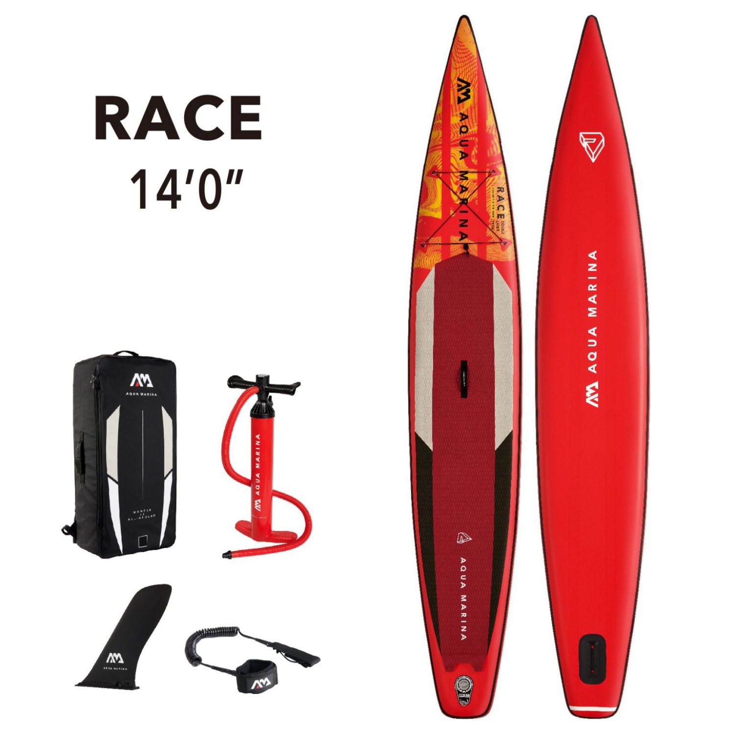 Aqua Marina - RACE 14' Racing Inflatable Stand Up Paddle Board