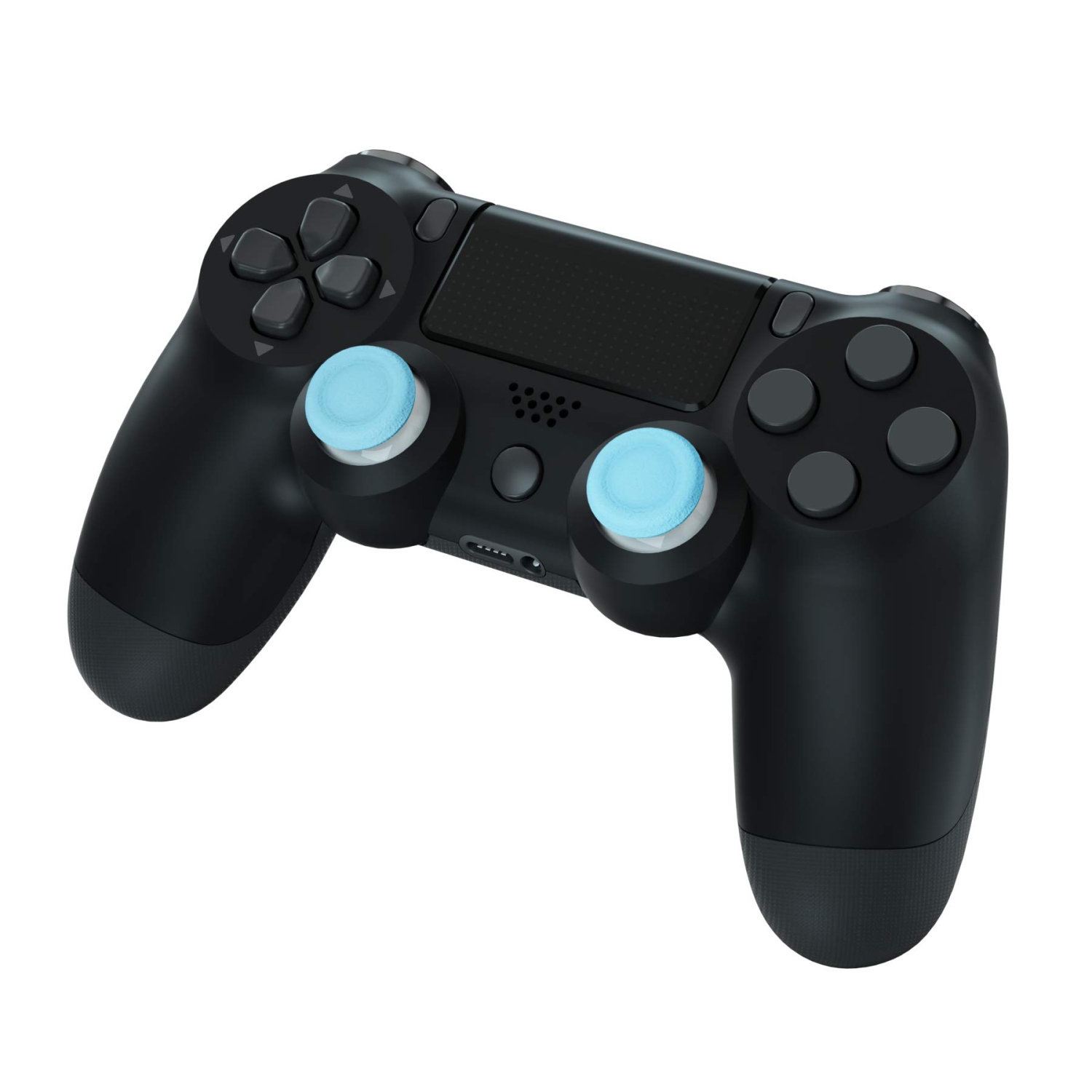 Heaven Blue & White – manches à manche double couleur 3D pour manette PS5, manchons analogiques avec tournevis pour manette Slim Pro PS4