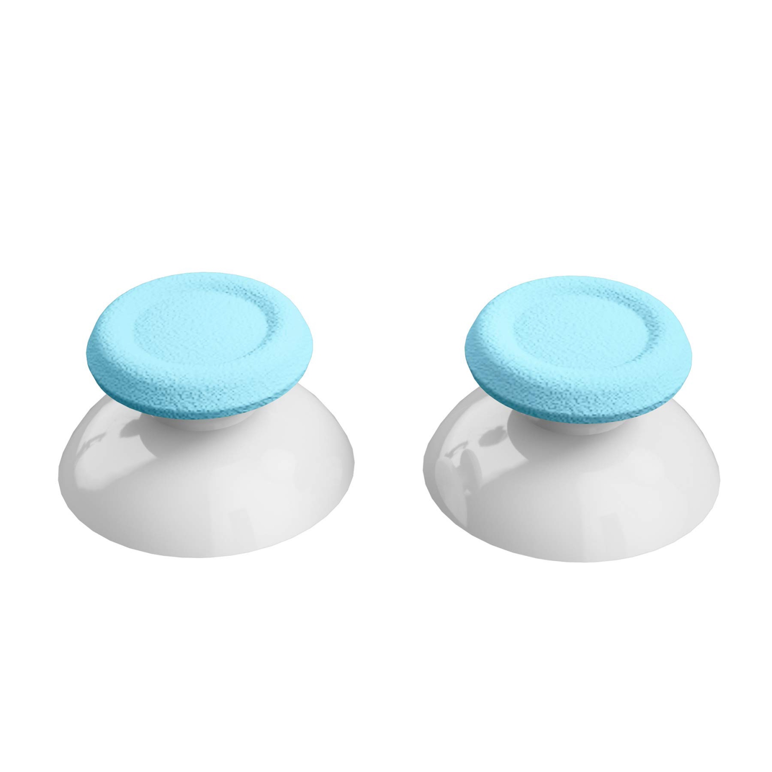 Heaven Blue & White – manches à manche double couleur 3D pour manette PS5, manchons analogiques avec tournevis pour manette Slim Pro PS4